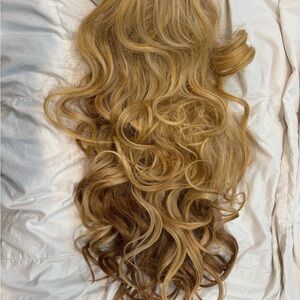 Luxurious Golden Blonde Hair wig NOT HUMAN HAIR